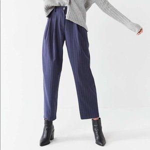 Urban Outfitters Charlotte High-Rise Pant Navy